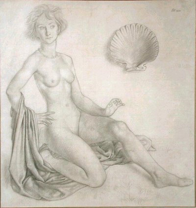 Studie für Venus und Amor von Colin Unwin Gill