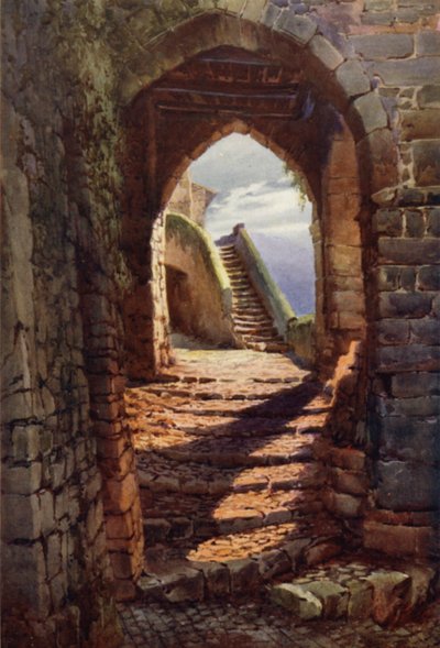 Mittelalterliche Veranda, Via Laurienti, Cori von Commendator Formilli
