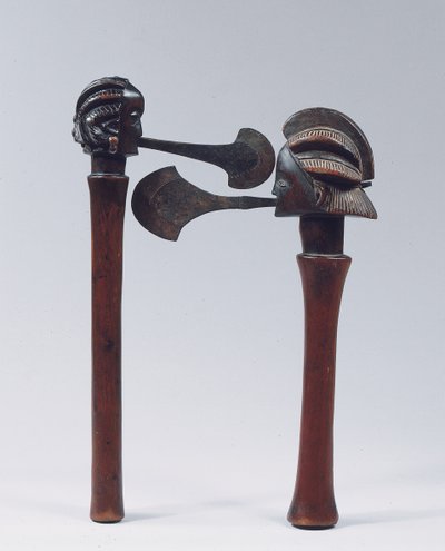 Luba Shankadi Äxte von Congolese Congolese