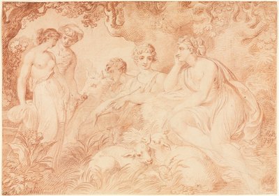 Hirten und Hirtinnen von Conrad Martin Metz