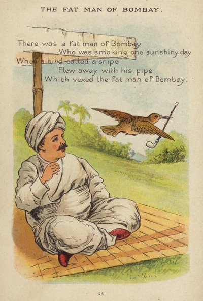 Kinderreim: Der dicke Mann von Bombay von Constance Haslewood