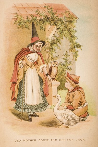 Alte Mutter Gans und ihr Sohn Jack, Titelseite von 