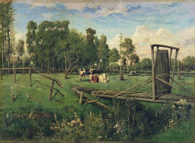 Eine Weide in der Normandie von Constant Emile Troyon