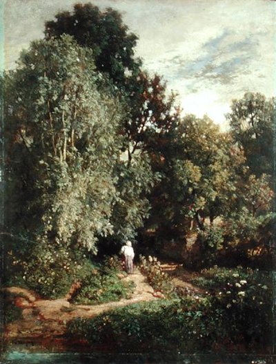 Pfad in einem kleinen Wald, frühe 1860er Jahre von Constant Emile Troyon