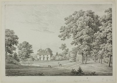 Das Château de Bagatelle im Bois de Boulogne von Constant Bourgeois
