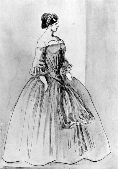 Porträt einer Frau, 19. Jahrhundert, 1930 von Constantin Guys