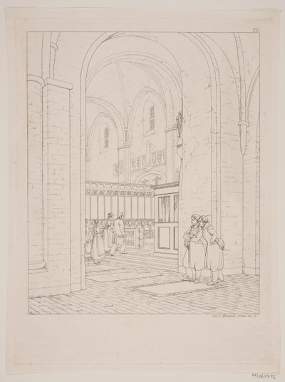 Teil des Chors in der Kirche von Ringsted von Constantin Hansen