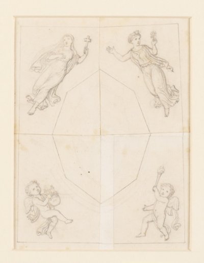 Vorlage für eine Deckenverzierung von Constantin Hansen