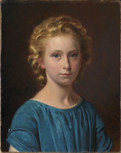 Margrethe Vullum als Kind (geb. Lehmann) von Constantin Hansen