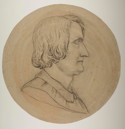 Porträtmedaillon von Thorvaldsen von Constantin Hansen