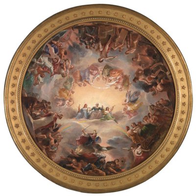 Studie zur Apotheose Washingtons in der Rotunde des Kapitolgebäudes der Vereinigten Staaten von Constantino Brumidi
