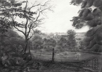 Serene Tal Landschaft von Corné Akkers