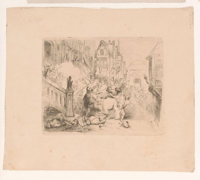 Franz Hercules von Anjou aus Antwerpen vertrieben von Corneille Seghers
