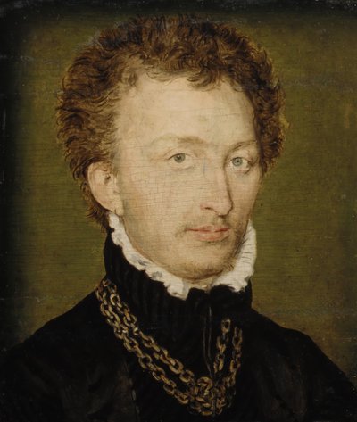 Porträt eines Mannes mit einer Goldkette von Corneille de Lyon
