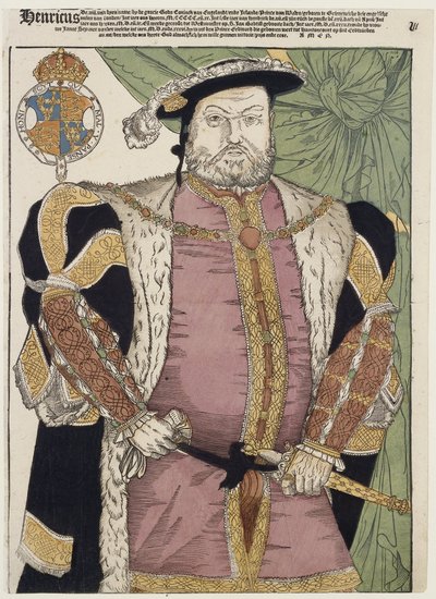 Porträt von Heinrich VIII. von England von Cornelis Anthonisz. (manner of)