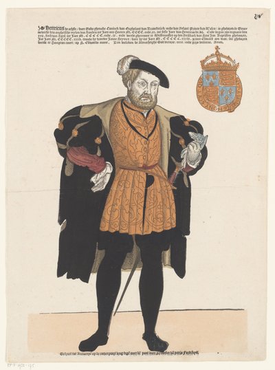Porträt von Heinrich VIII. von England von Cornelis Anthonisz. (manner of)