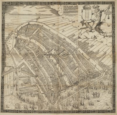 Die berühmte Handelsstadt Amsterdam von Cornelis Anthonisz.