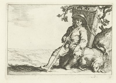 Ein rastender Hausierer von Cornelis Bloemaert (II)
