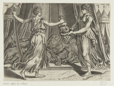 Judith mit dem Kopf von Holofernes von Cornelis Bos