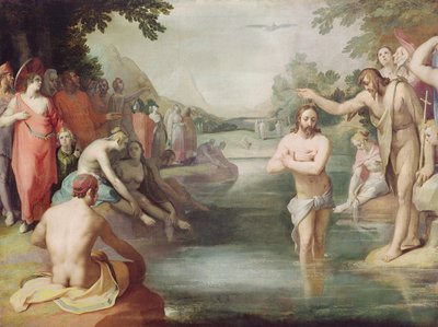 Taufe Christi von Cornelis Cornelisz van Haarlem