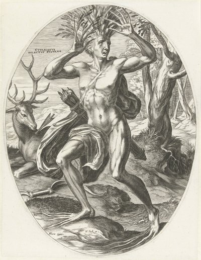 Kyparissos von Cornelis Cort