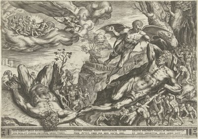 Herkules und die Pygmäen von Cornelis Cort