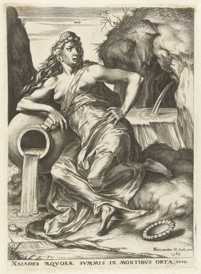 Naiade von Cornelis Cort
