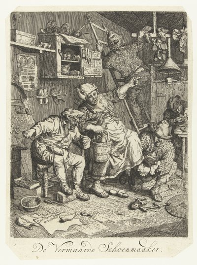 Der berühmte Schuhmacher von Cornelis Dusart