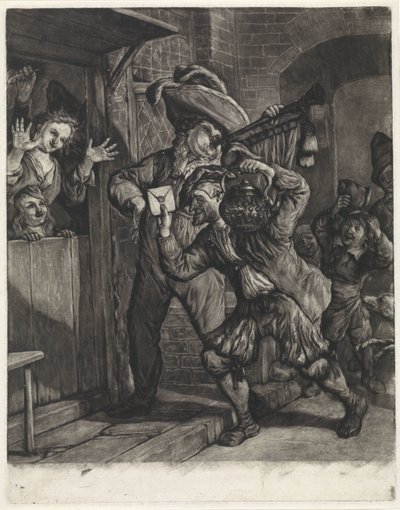 Loterij van Grootebroek, 1694 von Cornelis Dusart