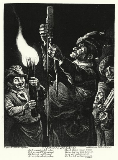 Die Öffentlichkeit drückt ihre Freude über die Eroberung von Namur durch Wilhelm III. von England aus von Cornelis Dusart