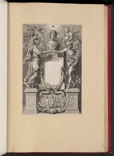 Titelseite für Frederik de Marselaer, Legatvs von Cornelis Galle II after Sir Peter Paul Rubens