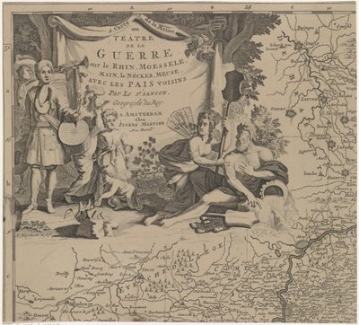 Karte der Region östlich und südlich von Brüssel und der Grafschaft Namur (obere linke Seite) von Cornelis Huyberts
