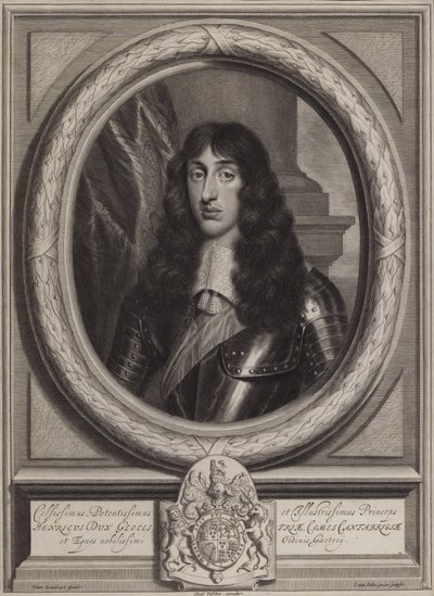 Henry Stuart, Herzog von Gloucester, jüngster Sohn von König Charles I (Gravur) von Cornelis II Van Dalen