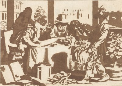 Botaniker von Cornelis Ploos van Amstel (signed by artist)