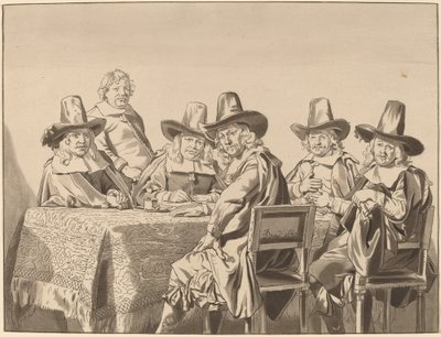 Direktoren des Waisenhauses von Haarlem von Cornelis Ploos van Amstel