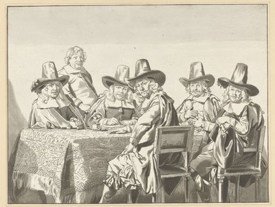 Regenten des Waisenhauses in Haarlem von Cornelis Ploos van Amstel