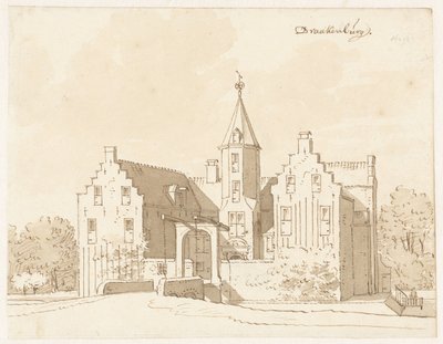 Schloss Drakenburg bei Baarn von Cornelis Pronk (possibly)