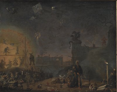 Die Vision des Sonntagskindes von Cornelis Saftleven
