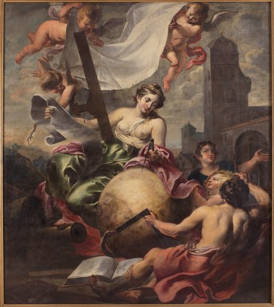 Allegorie der Geometrie, erste Hälfte des 17. Jahrhunderts von Cornelis Schut