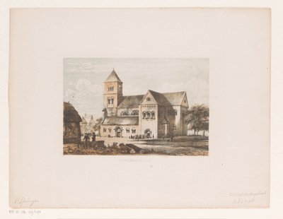 Kirche aus dem 12. Jahrhundert von Cornelis Springer