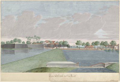 Ansicht von Colombo vom Übergang De Beer von Cornelis Steiger