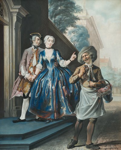 Pefroen und der Schafskopf, 1739 von Cornelis Troost
