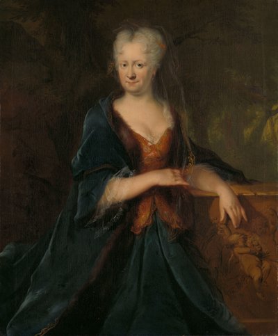 Porträt von Louise Christina Trip, Ehefrau von Gerrit Sichterman von Cornelis Troost