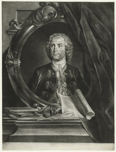 Porträt des Komponisten Pietro Antonio Locatelli 1695-1764 von Cornelis Troost