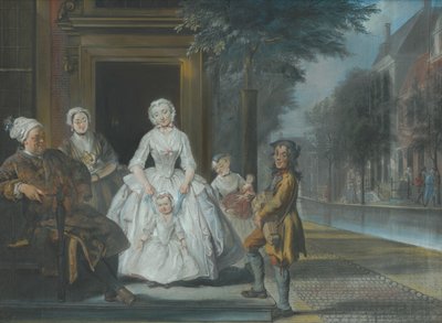Der Leierkastenmann von Cornelis Troost