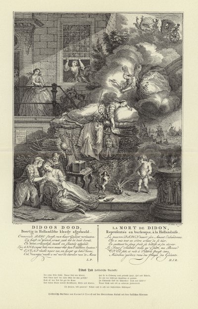 Der Tod von Dido von Cornelis Troost