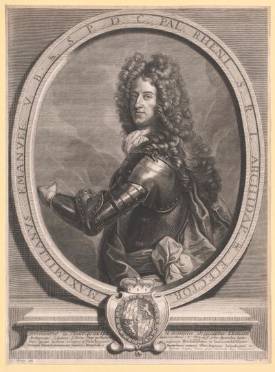 Kurfürst von Bayern Maximilian II. Immanuel (Stich) von Cornelis Vermeulen
