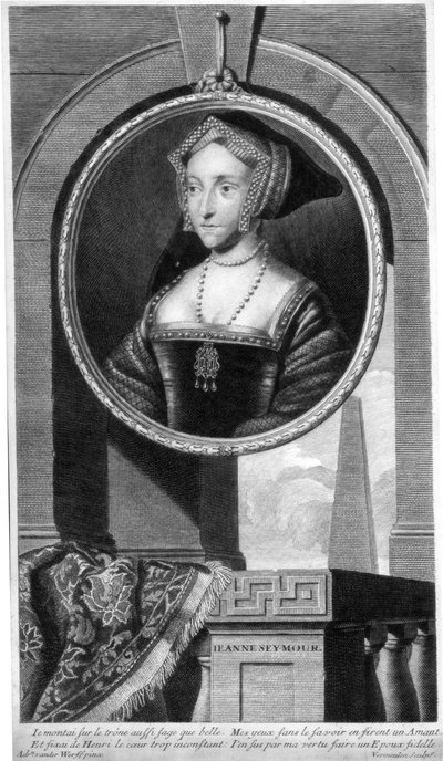 Jane Seymour, Königin von England und dritte Frau von Heinrich VIII. von Cornelis Vermeulen