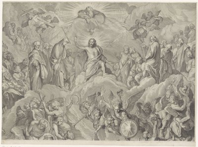 Jüngstes Gericht (obere Platte) von Cornelis Visscher (II)