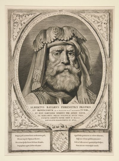Albertvs Bavarvs Phrenetici Fratris und Provinciarvm von Cornelis Visscher